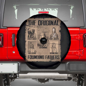 The Original Founding Fathers Spare Tire Cover Native American Indigenous Leaders Graphic