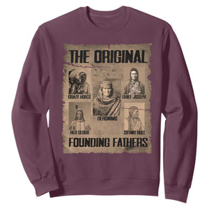 The Original Founding Fathers Sweatshirt Native American Indigenous Leaders Graphic