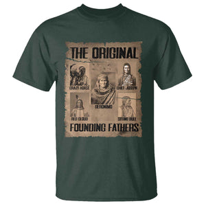 The Original Founding Fathers T Shirt Native American Indigenous Leaders Graphic