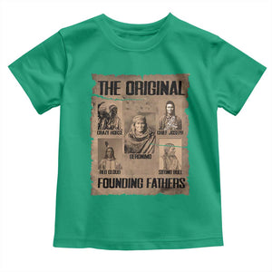 The Original Founding Fathers Toddler T Shirt Native American Indigenous Leaders Graphic