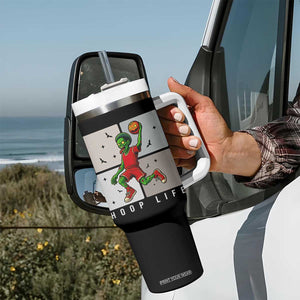 Hoop Life Tumbler With Handle Halloween Zombie Basketball Spooky Game TS12 Print Your Wear
