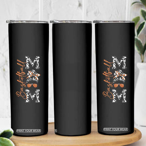 Basketball Mom Skinny Tumbler Retro Style Gift For Sports Lover TS12 Print Your Wear