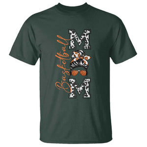 Basketball Mom T Shirt Retro Style Gift For Sports Lover TS12 Dark Forest Green Print Your Wear