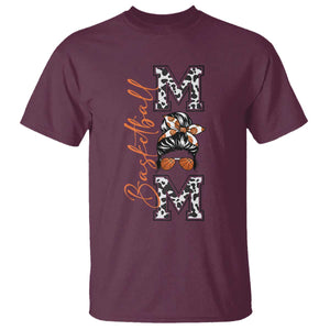 Basketball Mom T Shirt Retro Style Gift For Sports Lover TS12 Maroon Print Your Wear