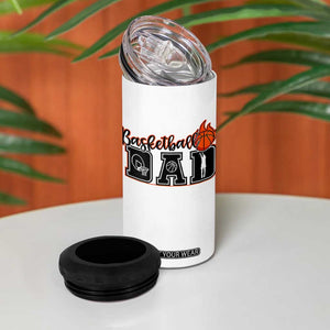 Basketball Dad 4 in 1 Can Cooler Tumbler Gift For Sport Lover TS12 Print Your Wear