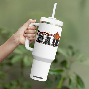 Basketball Dad Tumbler With Handle Gift For Sport Lover TS12 Print Your Wear