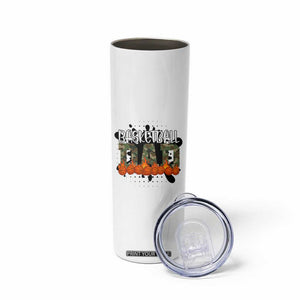 Basketball Dad Skinny Tumbler Camouflage Flame Graphic For Sport Lover TS12 Print Your Wear