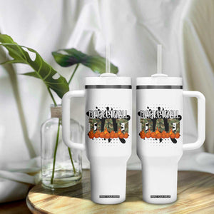 Basketball Dad Tumbler With Handle Camouflage Flame Graphic For Sport Lover TS12 Print Your Wear