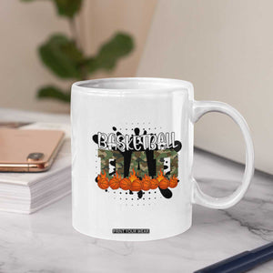 Basketball Dad Coffee Mug Camouflage Flame Graphic For Sport Lover TS12 Print Your Wear