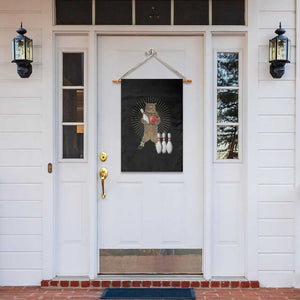 Funny Cat Bowling Meme Garden Flag Gift For Bowlers TS12 Print Your Wear