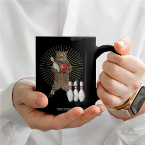 Funny Cat Bowling Meme Coffee Mug Gift For Bowlers TS12 Print Your Wear