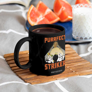 Funny Cat Bowling Gift Coffee Mug Purrfect Striker TS12 Print Your Wear