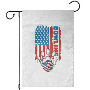 American Flag Patriotic Bowling Garden Flag Bowler Gift TS12 White Print Your Wear