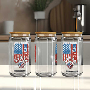 American Flag Patriotic Bowling Glass Can Bowler Gift TS12 Print Your Wear