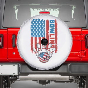 American Flag Patriotic Bowling Spare Tire Cover Bowler Gift TS12 White Print Your Wear