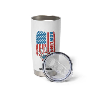 American Flag Patriotic Bowling Tumbler Cup Bowler Gift TS12 Print Your Wear