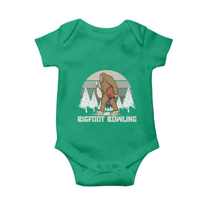 Funny Bigfoot Bowling Baby Onesie Gift For Bowler TS12 Irish Green Print Your Wear