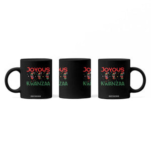 Joyous Kwanzaa Coffee Mug Funny Cats With Kinara And Presents Cultural Pride Gift TS12 Print Your Wear
