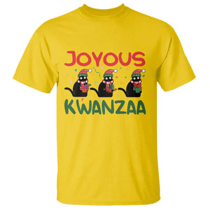 Joyous Kwanzaa T Shirt Funny Cats With Kinara And Presents Cultural Pride Gift TS12 Daisy Print Your Wear