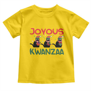 Joyous Kwanzaa Toddler T Shirt Funny Cats With Kinara And Presents Cultural Pride Gift TS12 Daisy Print Your Wear