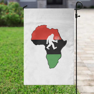 Funny Kwanzaa Bigfoot Lover Garden Flag Festival Of Lights African Heritage Gift - Print Your Wear
