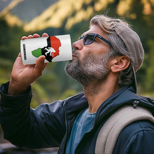 Funny Kwanzaa Bigfoot Lover 4 in 1 Can Cooler Tumbler Festival Of Lights African Heritage Gift - Print Your Wear