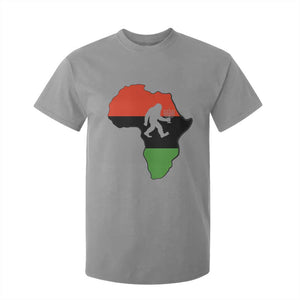 Funny Kwanzaa Bigfoot Lover T Shirt For Kid Festival Of Lights African Heritage Gift TS12 Sport Gray Print Your Wear