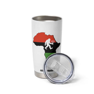 Funny Kwanzaa Bigfoot Lover Tumbler Cup Festival Of Lights African Heritage Gift - Print Your Wear