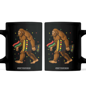 Funny Kwanzaa Bigfoot Lover Coffee Mug African American Holiday Gift TS12 Black Print Your Wear
