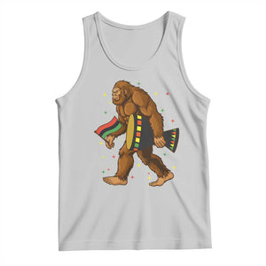 Funny Kwanzaa Bigfoot Lover Tank Top African American Holiday Gift TS12 Ash Print Your Wear