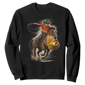 Kwanzaa Cowboy Sweatshirt Funny African American Festival Gift - Print Your Wear