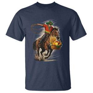 Kwanzaa Cowboy T Shirt Funny African American Festival Gift TS12 Navy Print Your Wear
