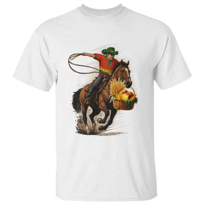 Kwanzaa Cowboy T Shirt Funny African American Festival Gift TS12 White Print Your Wear