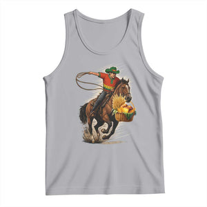 Kwanzaa Cowboy Tank Top Funny African American Festival Gift TS12 Athletic Heather Print Your Wear