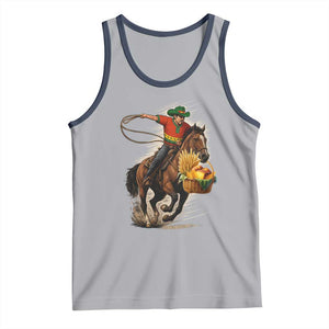 Kwanzaa Cowboy Tank Top Funny African American Festival Gift - Print Your Wear