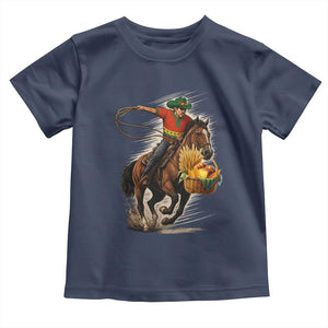 Kwanzaa Cowboy Toddler T Shirt Funny African American Festival Gift - Print Your Wear