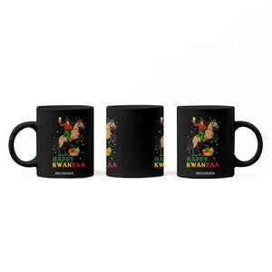 Happy Kwanzaa Cowboy Coffee Mug Funny African Holiday Gift - Print Your Wear
