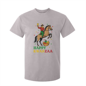 Happy Kwanzaa Cowboy T Shirt For Kid Funny African Holiday Gift TS12 Ice Gray Print Your Wear
