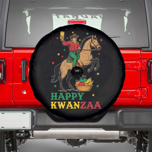 Happy Kwanzaa Cowboy Spare Tire Cover Funny African Holiday Gift - Print Your Wear