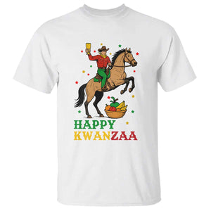 Happy Kwanzaa Cowboy T Shirt Funny African Holiday Gift - Print Your Wear