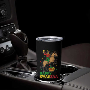 Happy Kwanzaa Cowboy Tumbler Cup Funny African Holiday Gift - Print Your Wear
