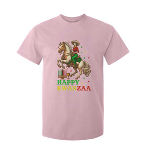 Happy Kwanzaa Cowgirl T Shirt For Kid Funny African American Festival Gift TS12 Light Pink Print Your Wear