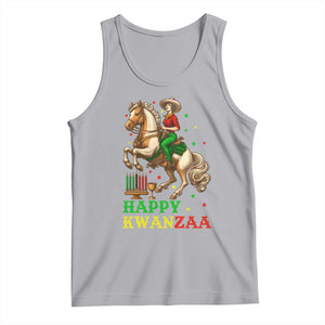 Happy Kwanzaa Cowgirl Tank Top Funny African American Festival Gift TS12 Athletic Heather Print Your Wear