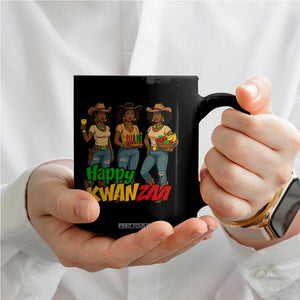 Happy Kwanzaa Cowgirl Coffee Mug Festival Of Lights African Heritage Gift - Print Your Wear