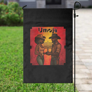 Kwanzaa Umoja Togetherness Garden Flag Cowboy Cowgirl African Heritage Gift - Print Your Wear