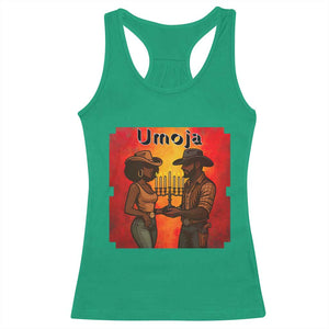 Kwanzaa Umoja Togetherness Racerback Tank Top Cowboy Cowgirl African Heritage Gift - Print Your Wear