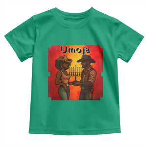 Kwanzaa Umoja Togetherness Toddler T Shirt Cowboy Cowgirl African Heritage Gift - Print Your Wear