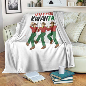 Joyful Kwanzaa Cowboy Throw Blanket Festival Of Lights African Heritage Gift - Print Your Wear
