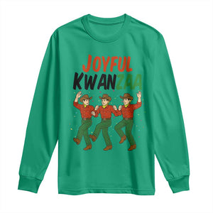 Joyful Kwanzaa Cowboy Long Sleeve Shirt Festival Of Lights African Heritage Gift TS12 Irish Green Print Your Wear