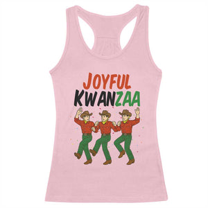 Joyful Kwanzaa Cowboy Racerback Tank Top Festival Of Lights African Heritage Gift TS12 Light Pink Print Your Wear